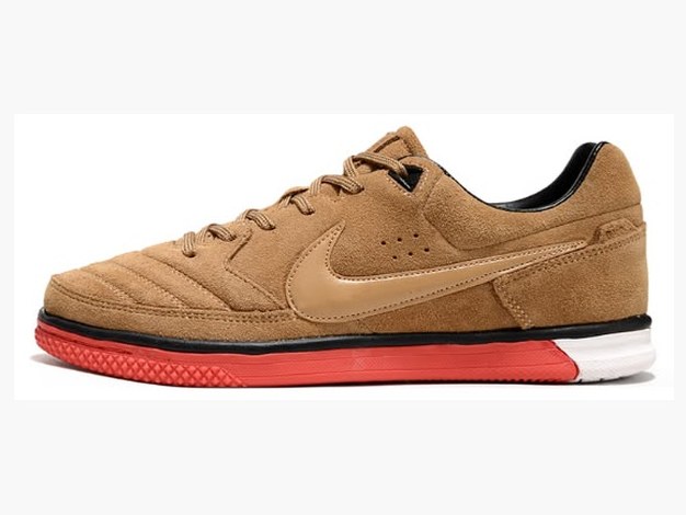 Nike5 Street Gato Marrón Y Rojo