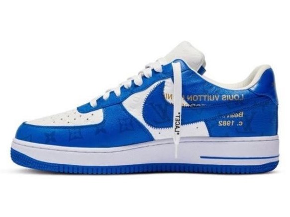 Nike AF1 Off White Blue LV