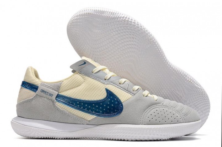 Nike Futsal Street Gato Beige y Azul