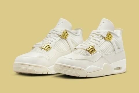 Jordan Retro 4 Metallic Gold