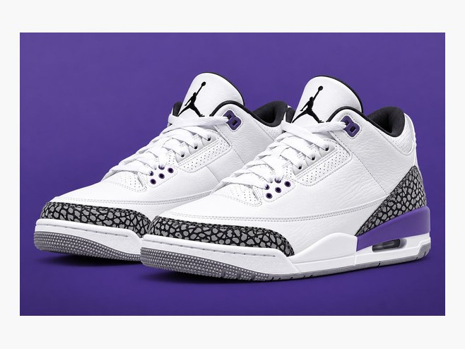 Jordan retro 3 DARK IRIS