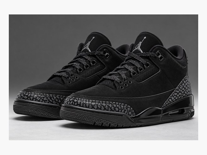 Jordan retro 3 TRIPLE BLACK