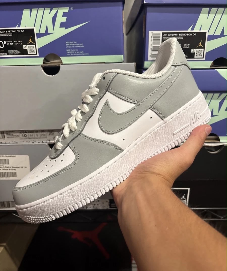 Air Force White And Gray